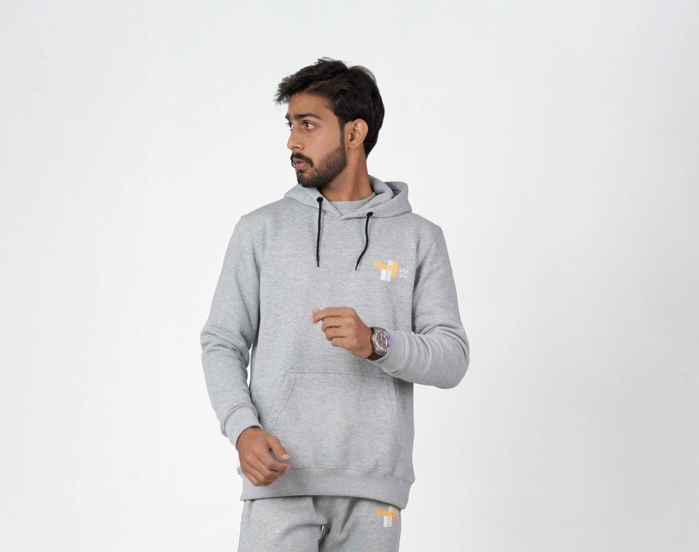 Timeless Grey Hoodie | Premium Men’s Streetwear - Image 2