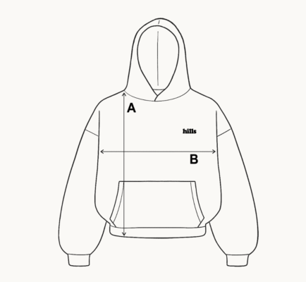 Zauqish regular hoodies size chart 