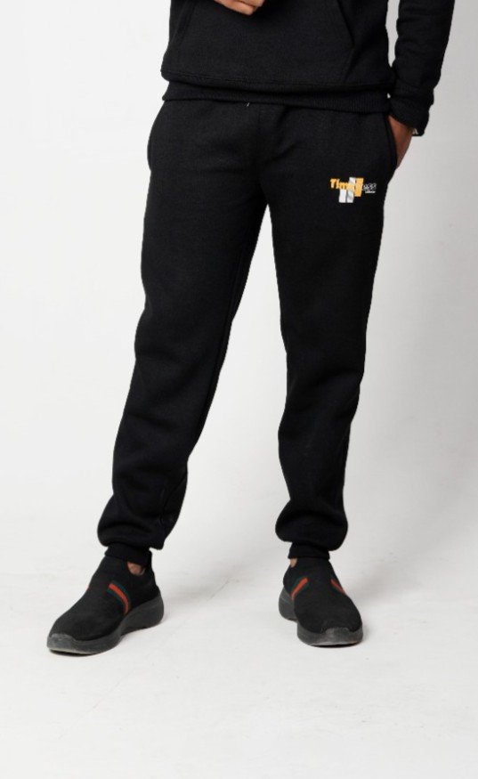 Zauqish Timeless Trouser – Black, Navy Blue & Light Grey | Premium Cotton Fleece for Men